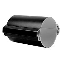 Труба разборная ПВХ d110 мм (3 м) 750Н черная-Plast | код  tr-pvc-110-750-black | EKF
